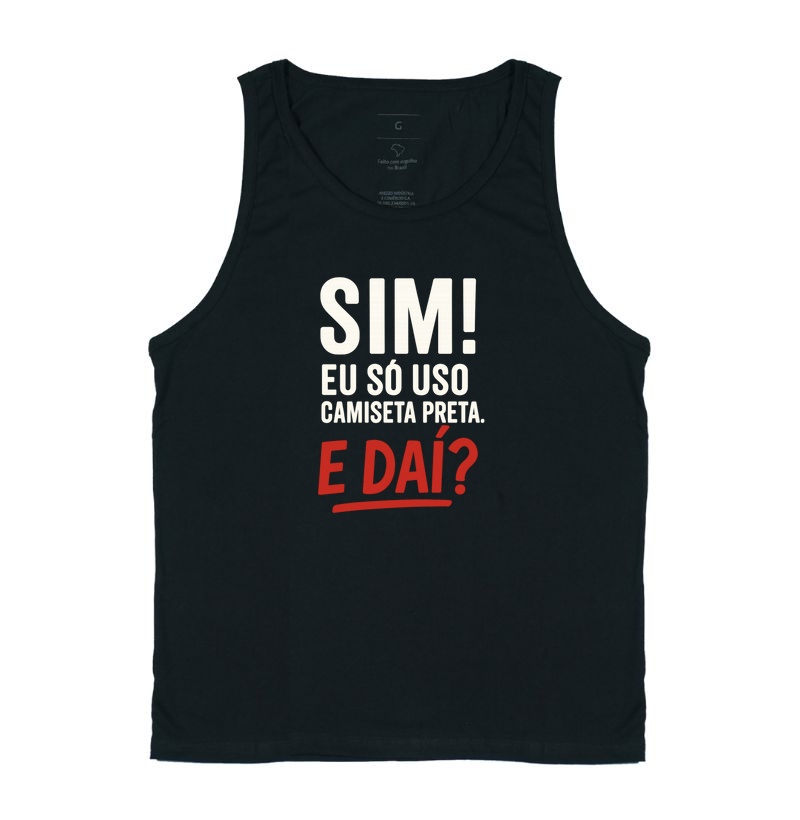 Camiseta Preta!