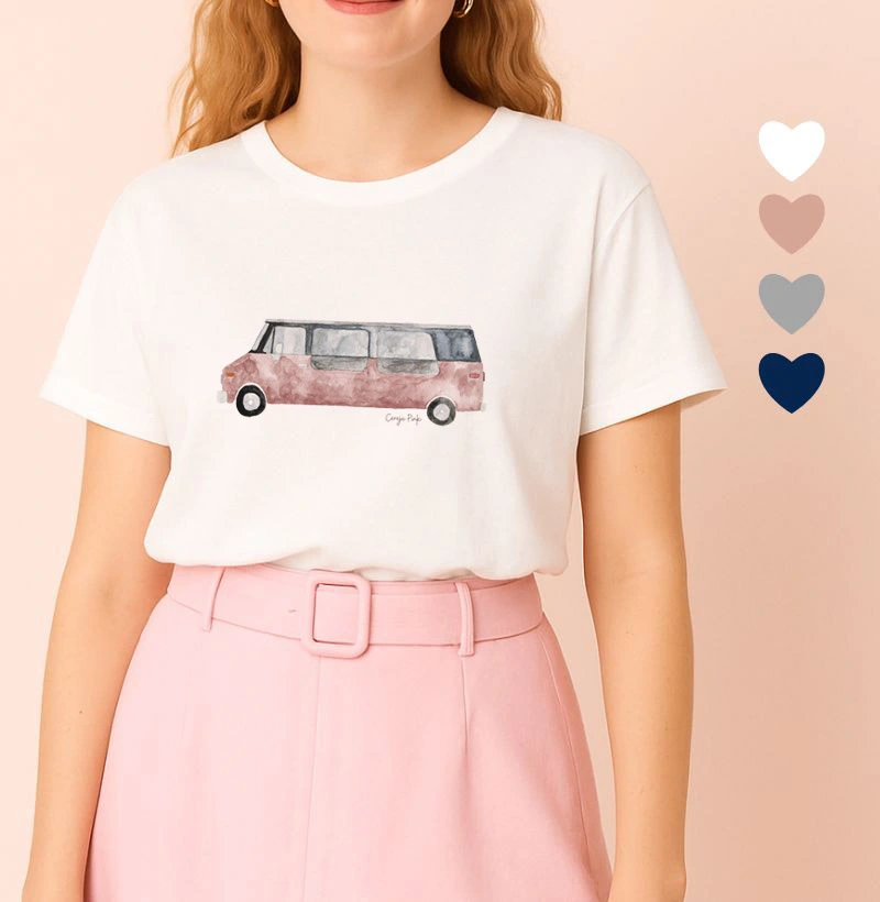 Camiseta Feminina Ilustrada Van