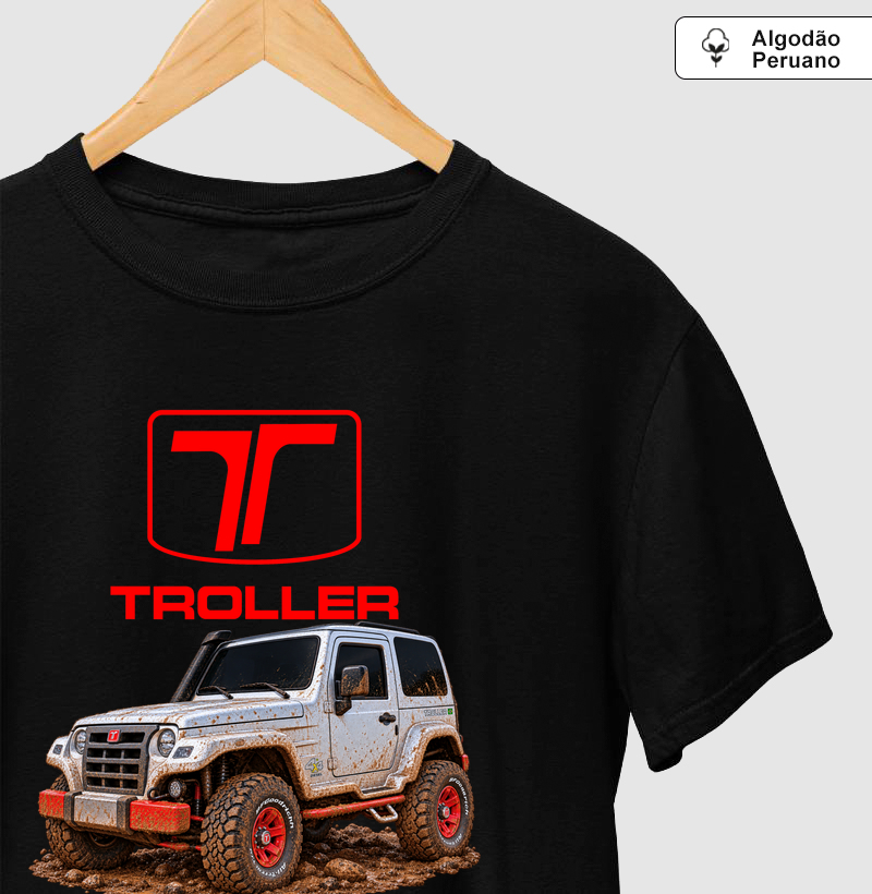 Troller Sujo de Lama - Camiseta Algodão Peruano