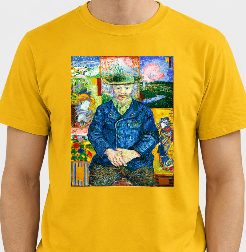 Camiseta Vincent van Gogh Retrato de Père Tanguy
