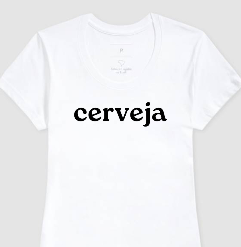 Camiseta Cerveja Baby Look