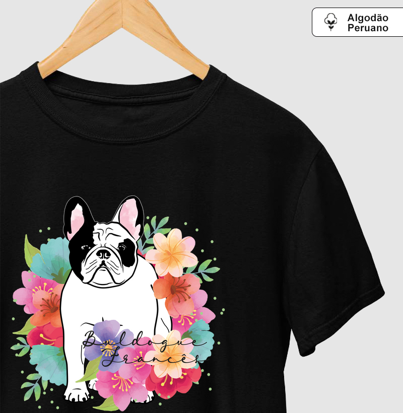Buldogue Francês Floral