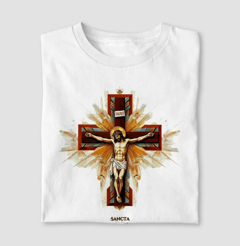 Cristo Crucificado - Desenho Abstrato