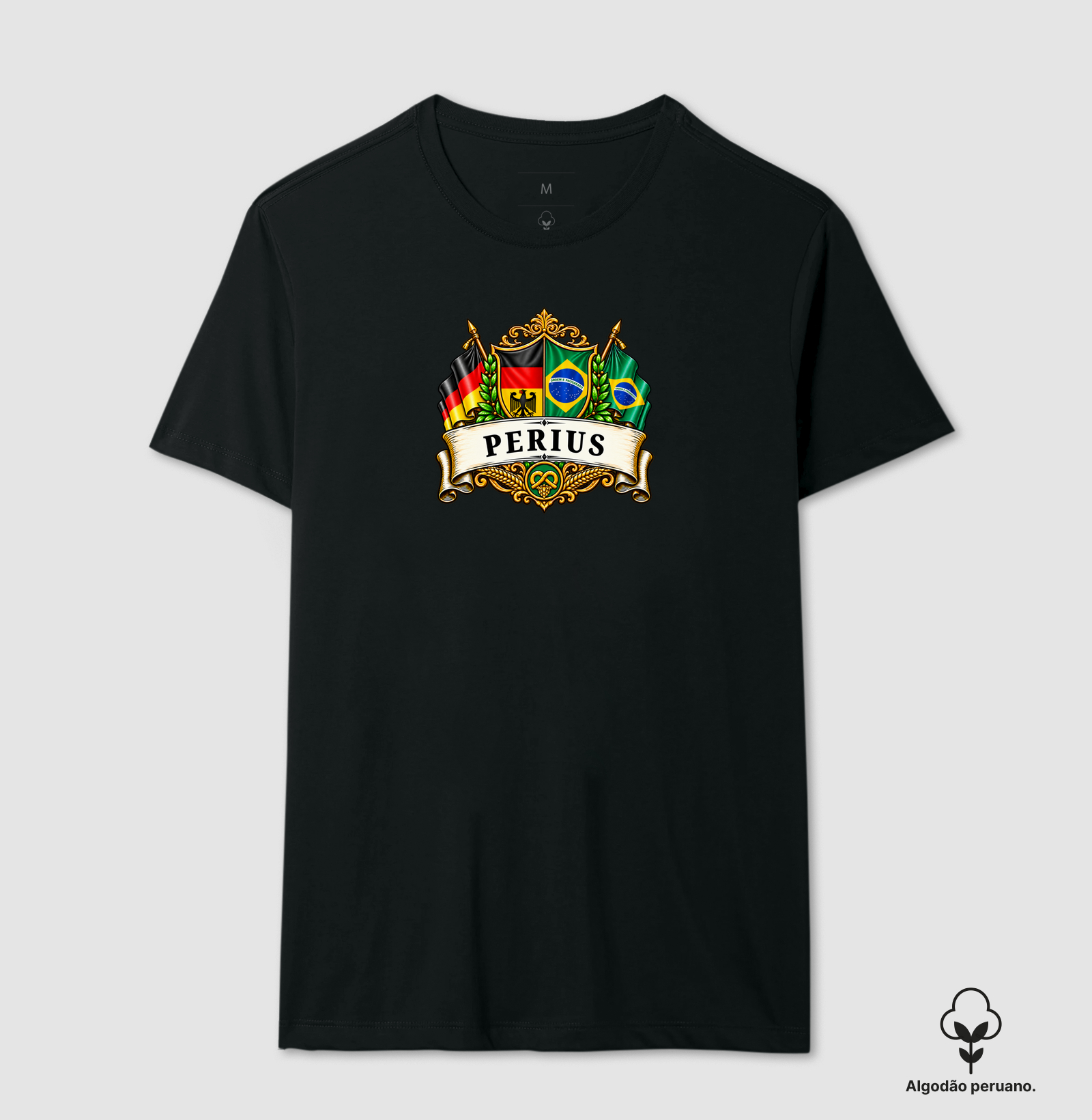 Perius – - Camiseta Algodão Peruano