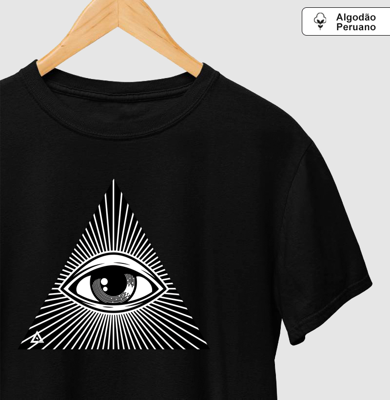 Camiseta Olho que Tudo Vê 3 - Mr. GADU - Algodão Peruano