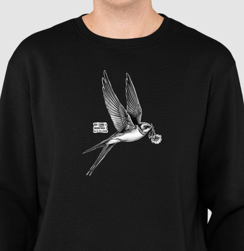 Andorinha Flor - Moletom
