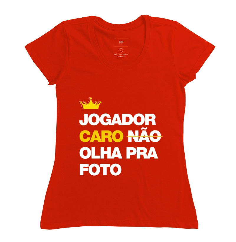 Jogador caro não olha pra foto