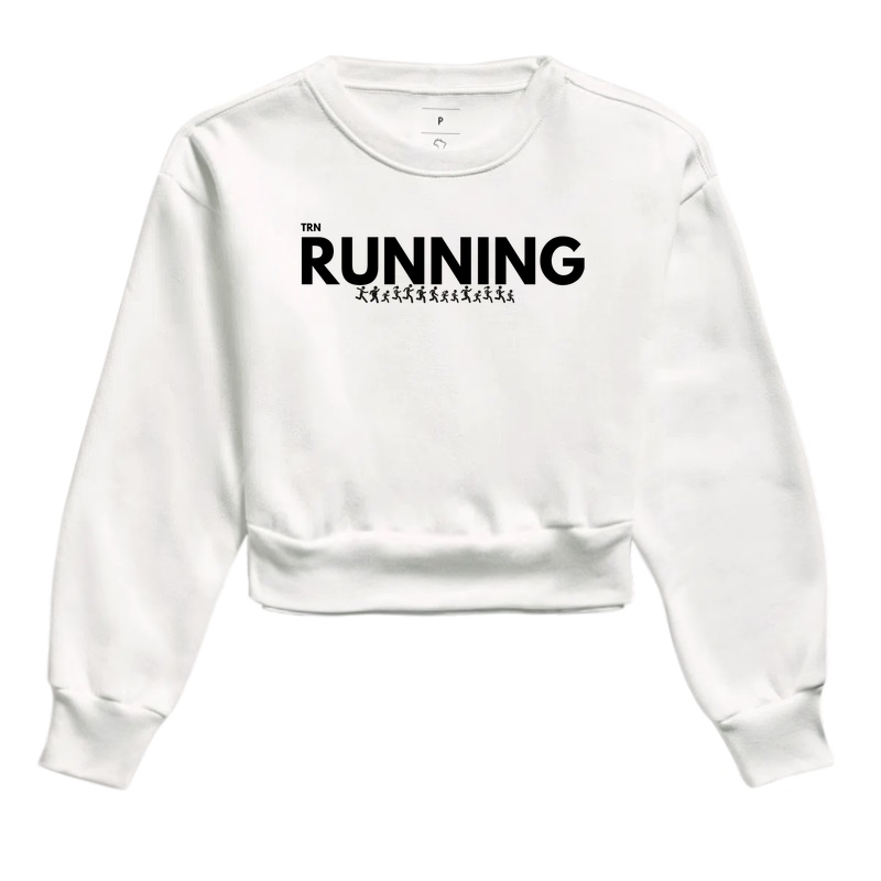 Cropped Moletom Running – TRN | Corra Além dos Seus Limites