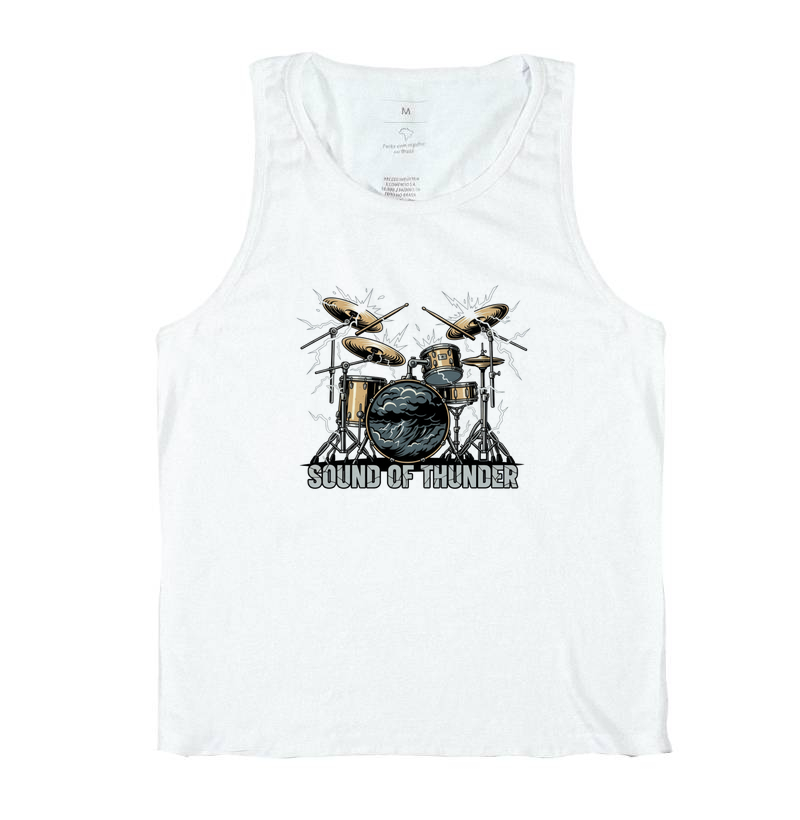 camiseta-rock-sound-of-thunder-bateria