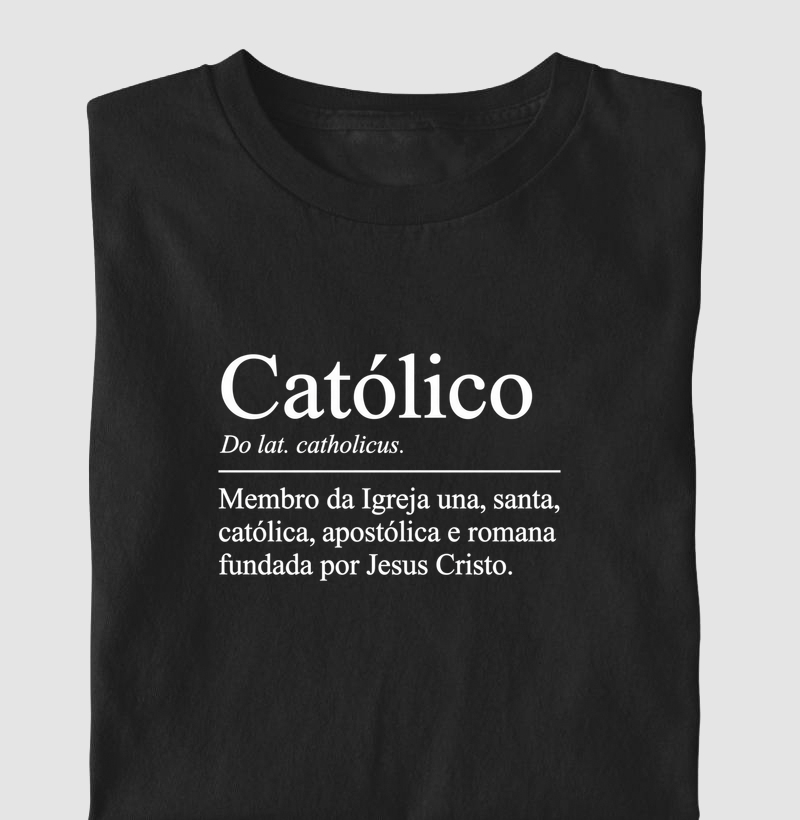 Camiseta Infantil Católico