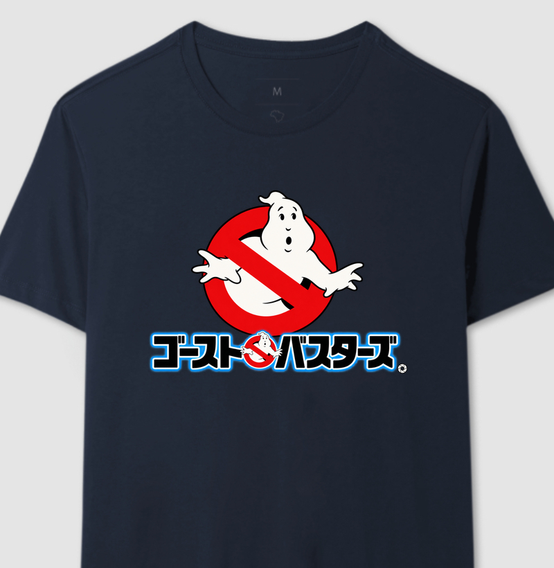 Ghostbusters – Logo Japonês - Camiseta