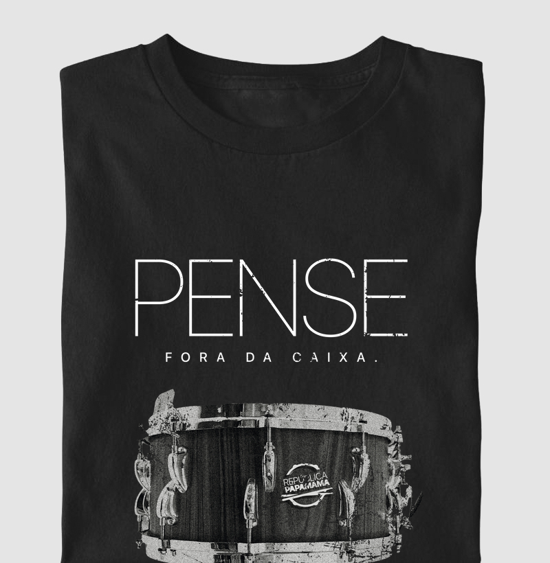 Pense fora da caixa (preta e branca)