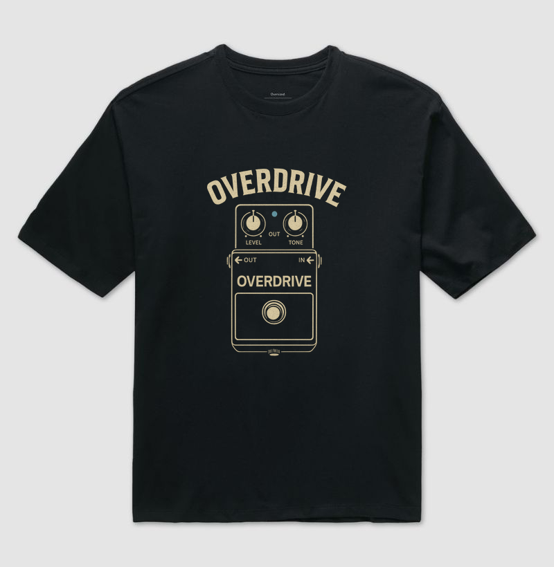 camiseta-rock-overdrive-pedal-guitarra