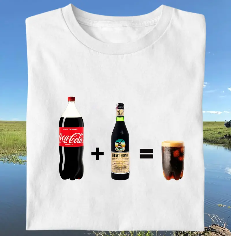Camiseta Fernet com Coca
