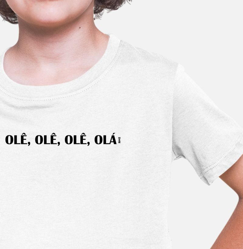 Camiseta Infantil Torcida Olê Olá 