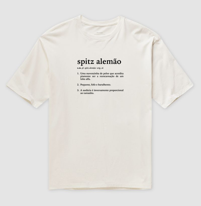 Oversized Spitz Alemão