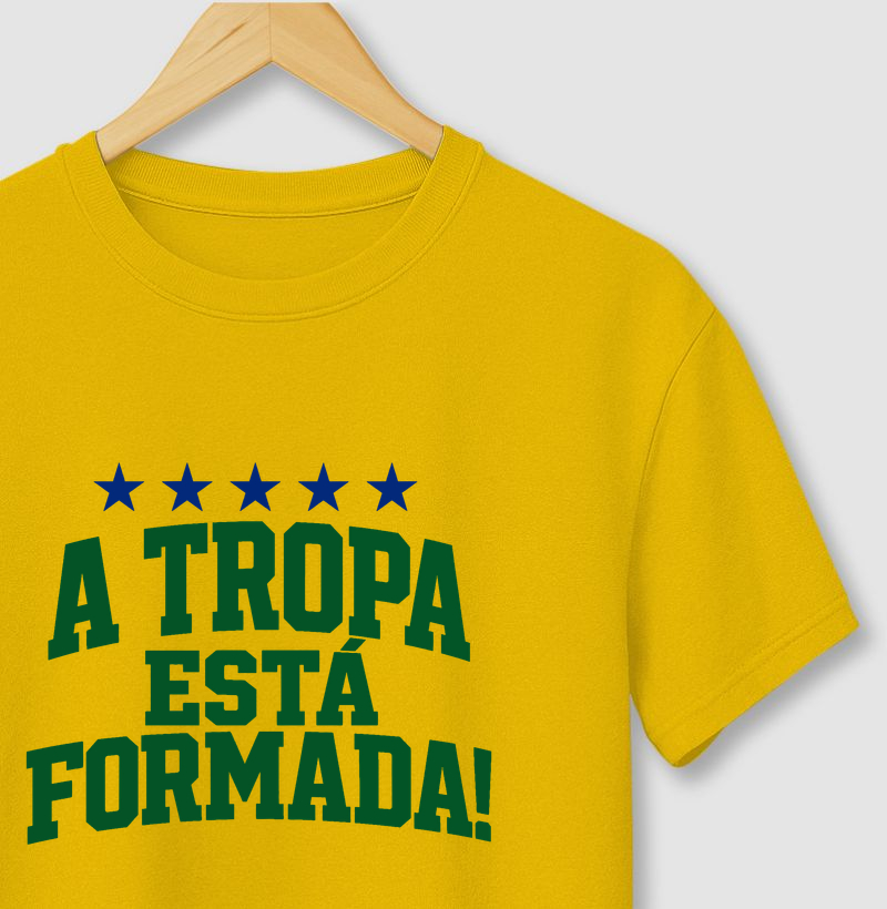 A tropa está formada!
