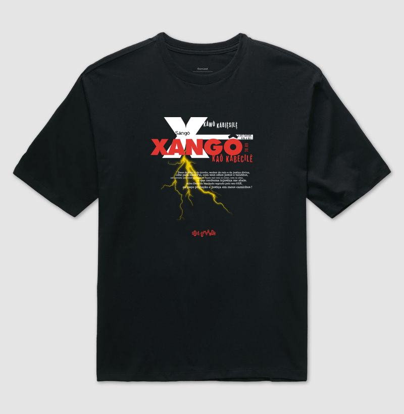 camiseta XANGÕ oração