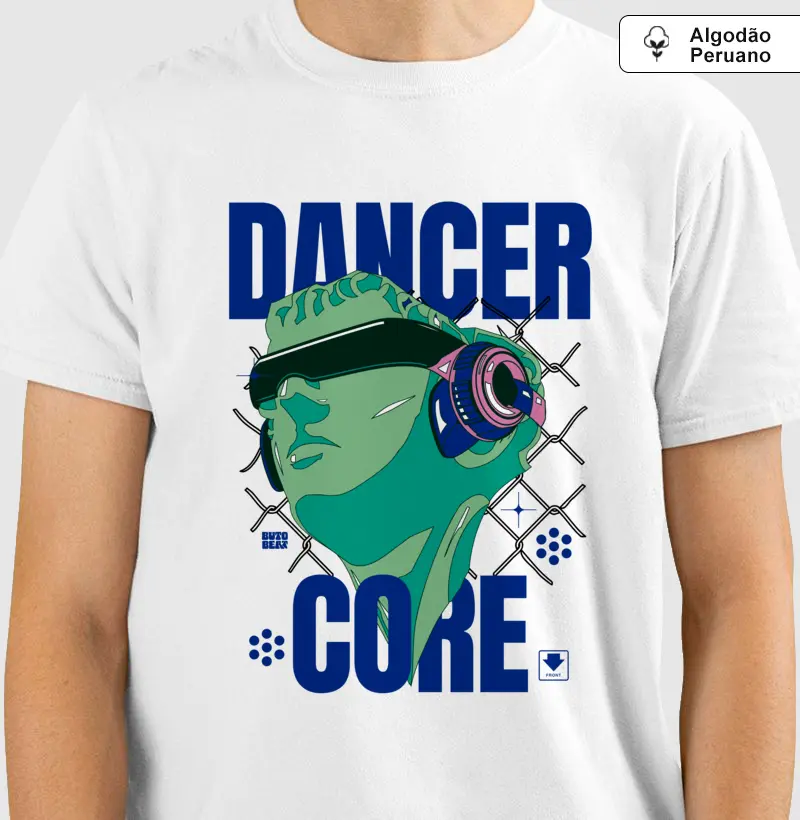 DANCER CORE Vol.2 - Camiseta Algodão Peruano