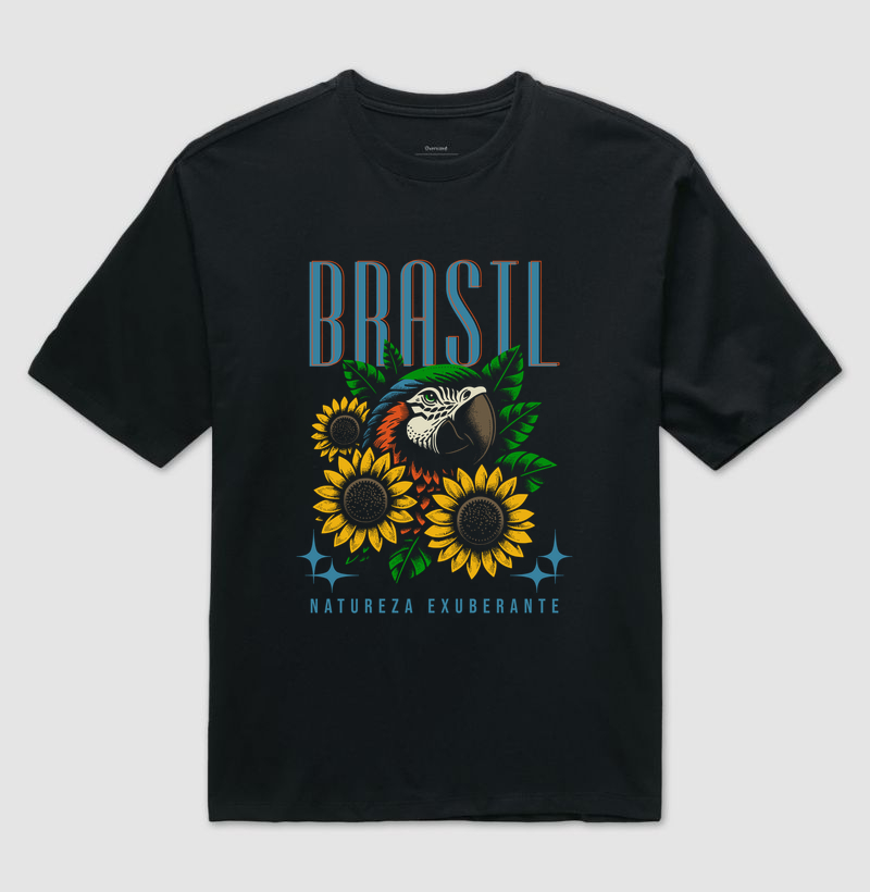 CAMISETA BRASIL EXUBERANTE | OVERSIZED