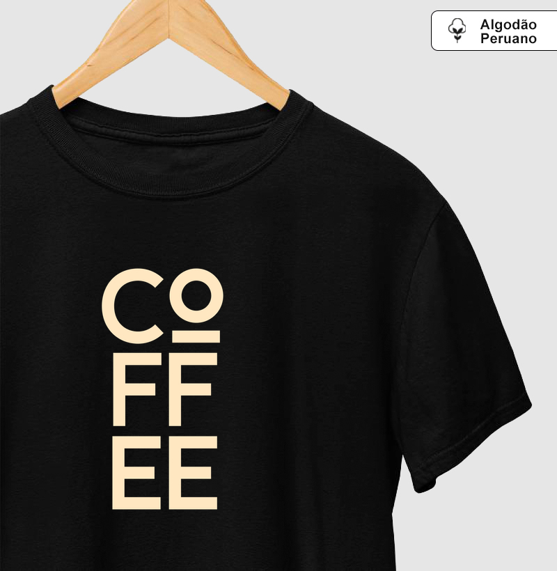 Camiseta Algodão Peruano Coffee