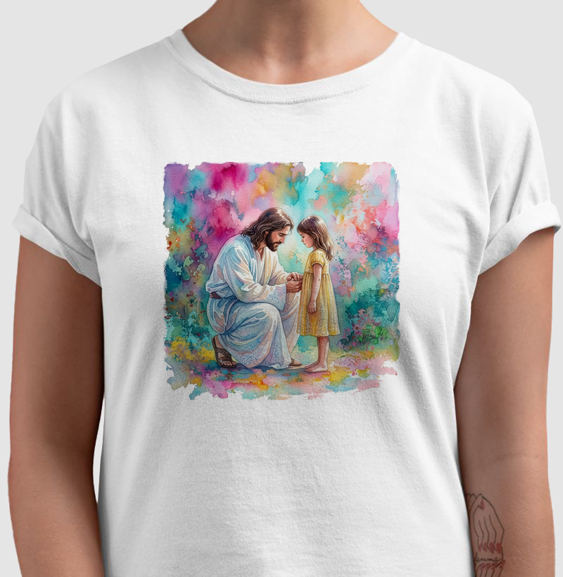 Camiseta - Jesus e a Menina
