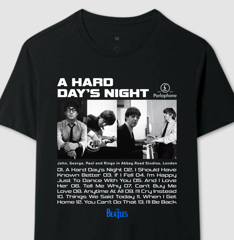 Camiseta A Hard Day's Night In Studio