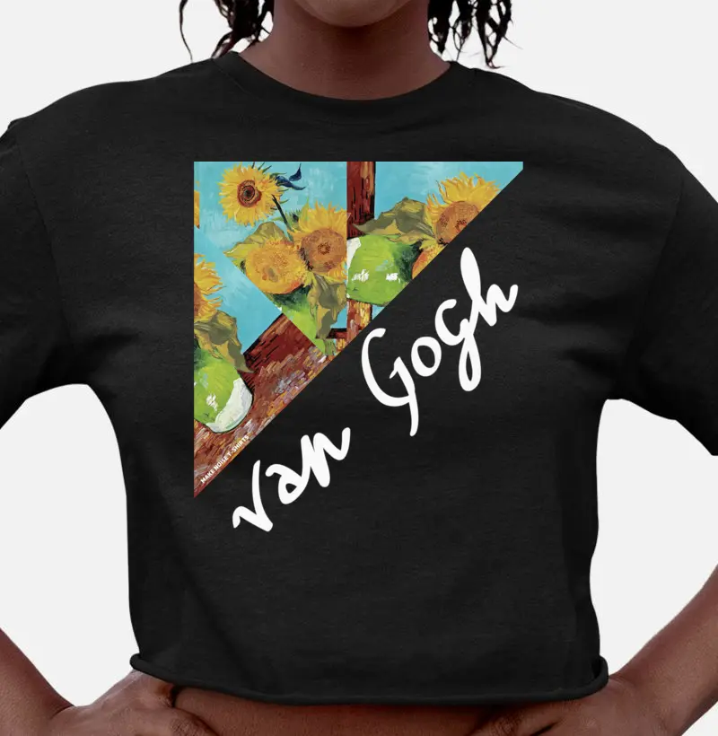 TRÊS GIRASSÓIS EM UM VASO de Vicent van Gogh