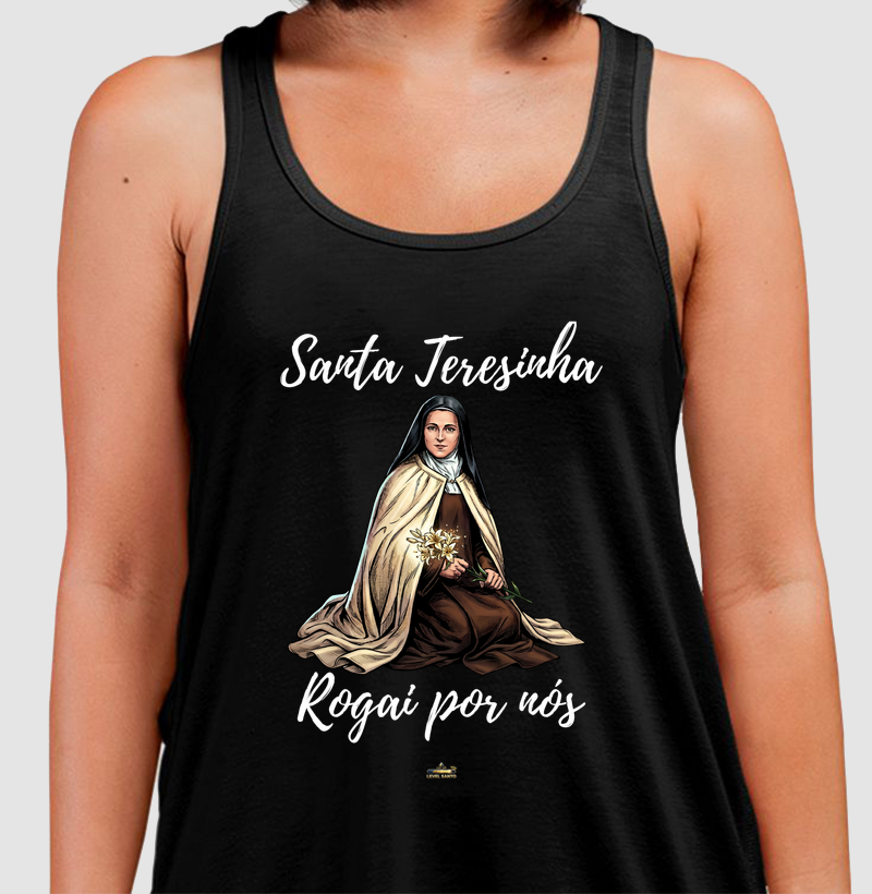 Santa Teresinha - Rogai por nós - Caligrafia