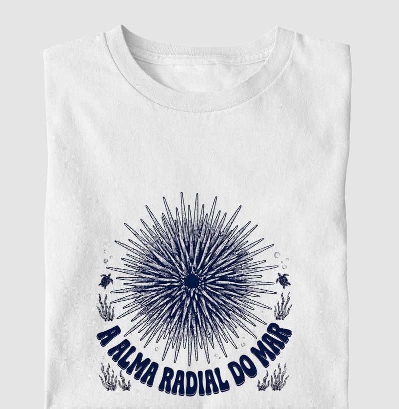 Camiseta A Alma Radial do Mar - (Ouriço do Mar)