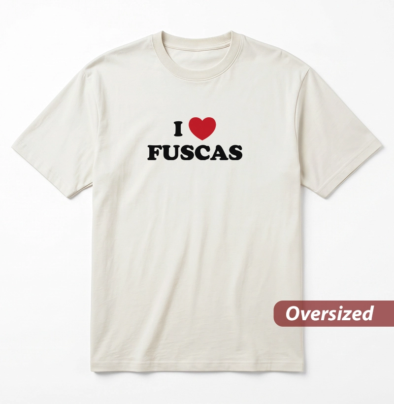 I Love Fuscas - Camiseta Oversized