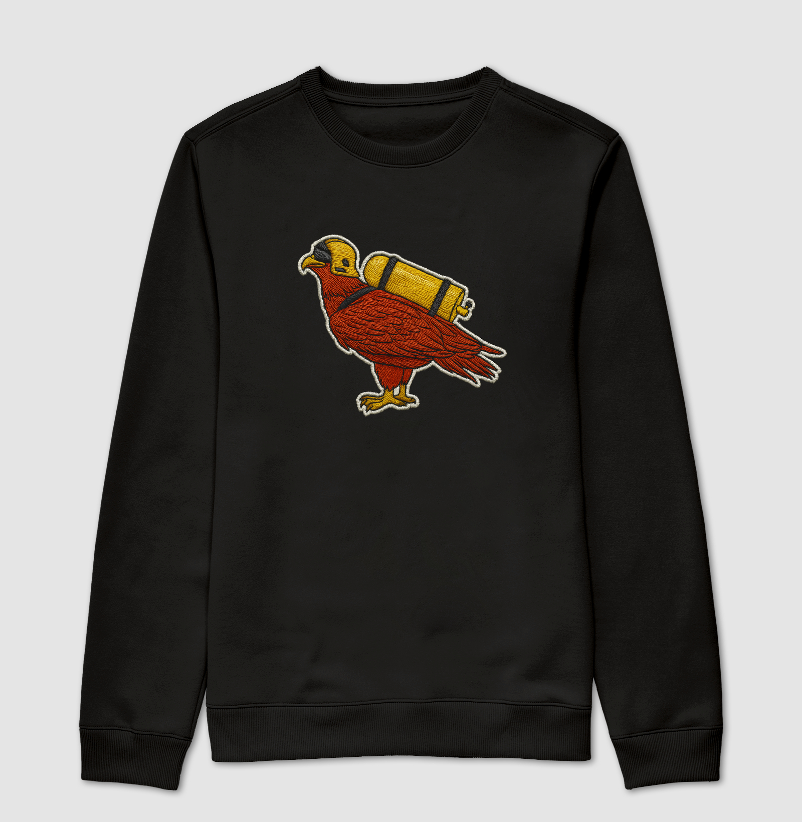 Fiel Efeito Bordado Grande