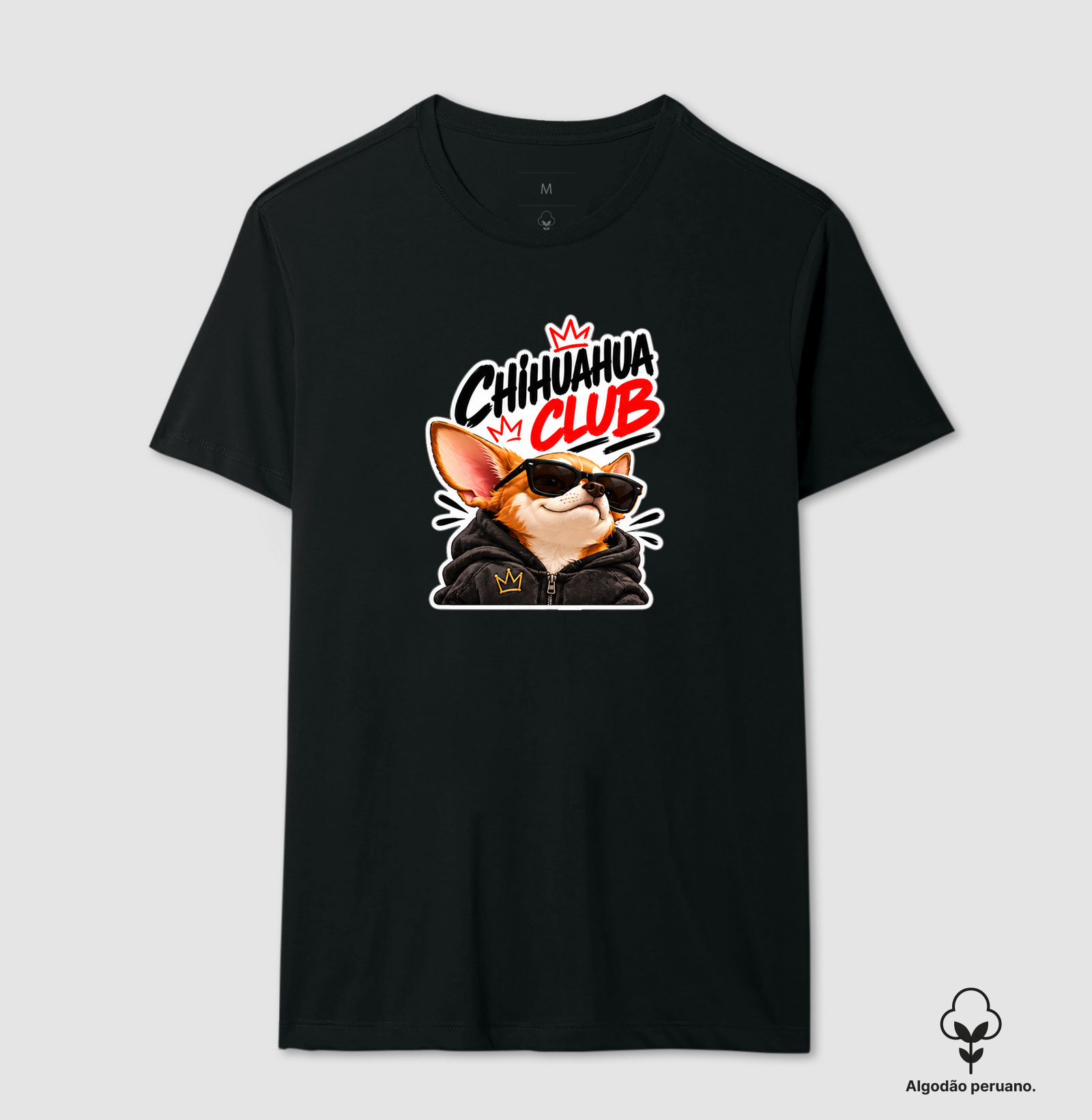 Chihuahua Club - Camiseta Algodão Peruano