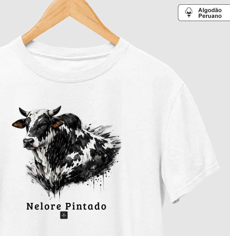 Camiseta Nelore pintado preto