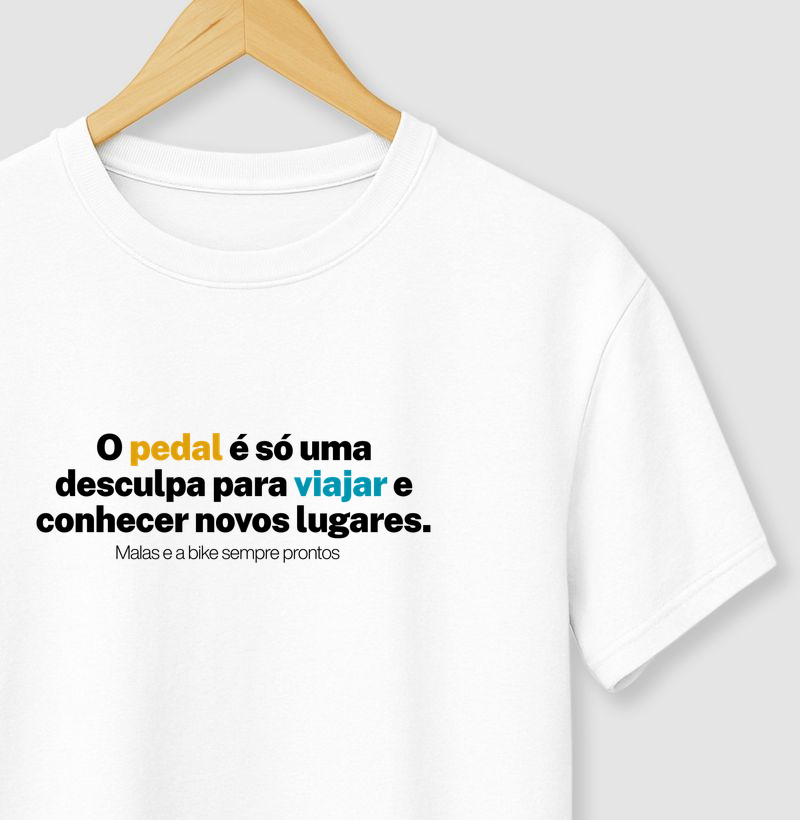 Pedalo para viajar e conhecer novos lugares