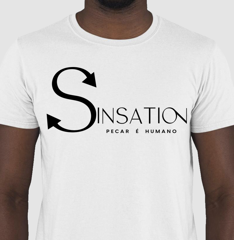 Camiseta - Sinsation - Logo in Black