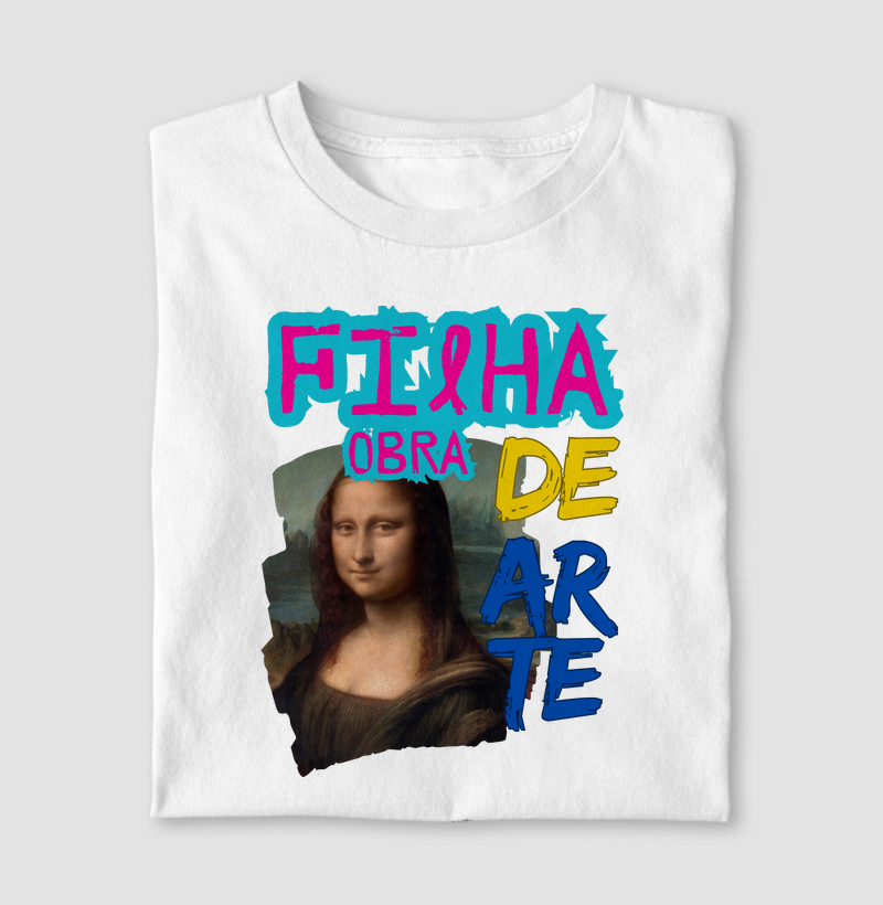 Filha Obra de Arte - Leonardo da Vinci