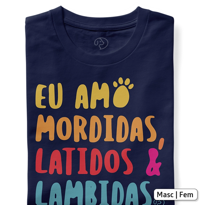 Eu amo mordidas, latidos & lambidas