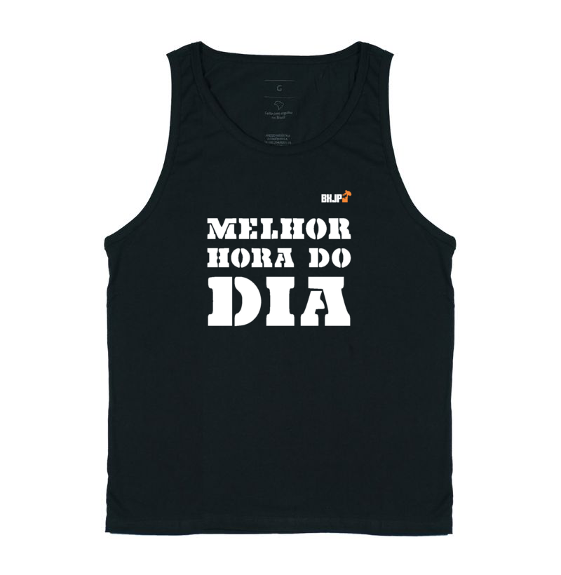Regata Masculina Classica Melhor Hora do Dia