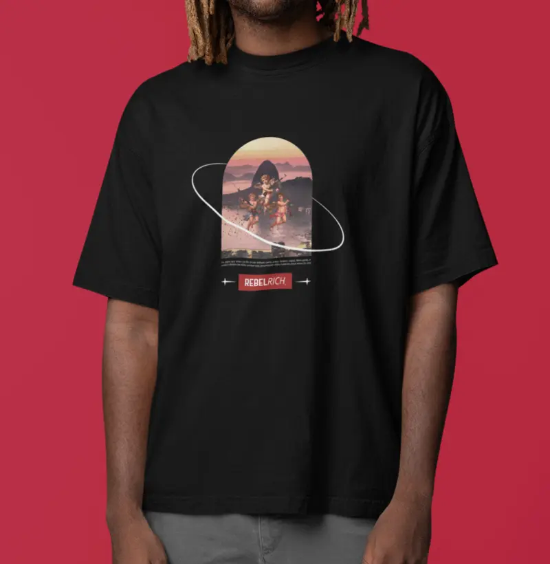 Anjo Rio Oversized Preta