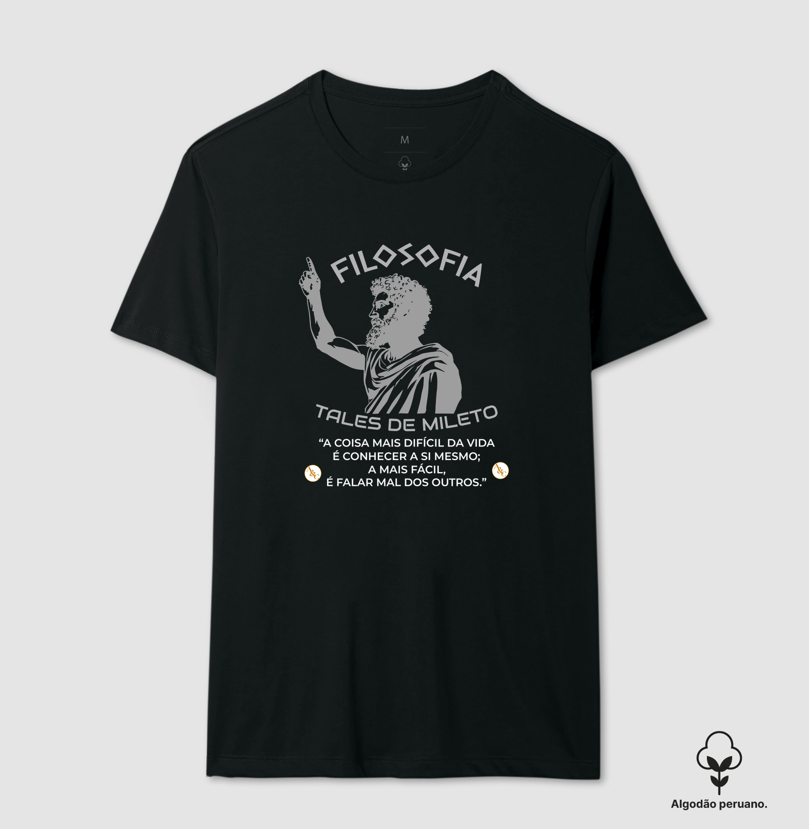 Camiseta Filosofia - Tales de Mileto