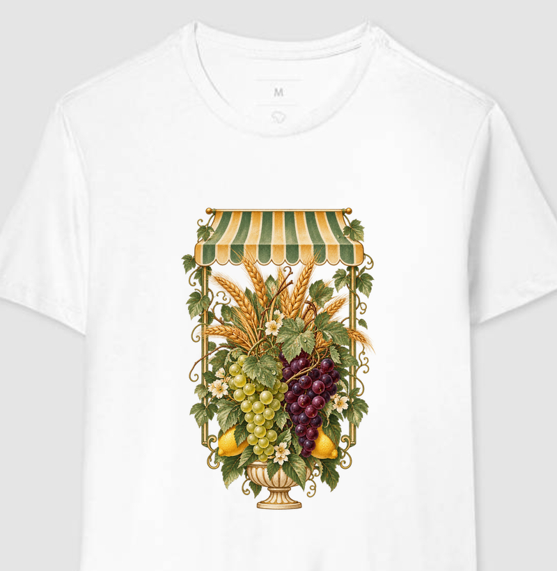 Trigo e Videira — Colheita da Graça - Camiseta