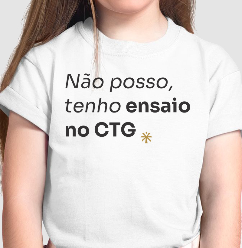 Camiseta Não Posso 