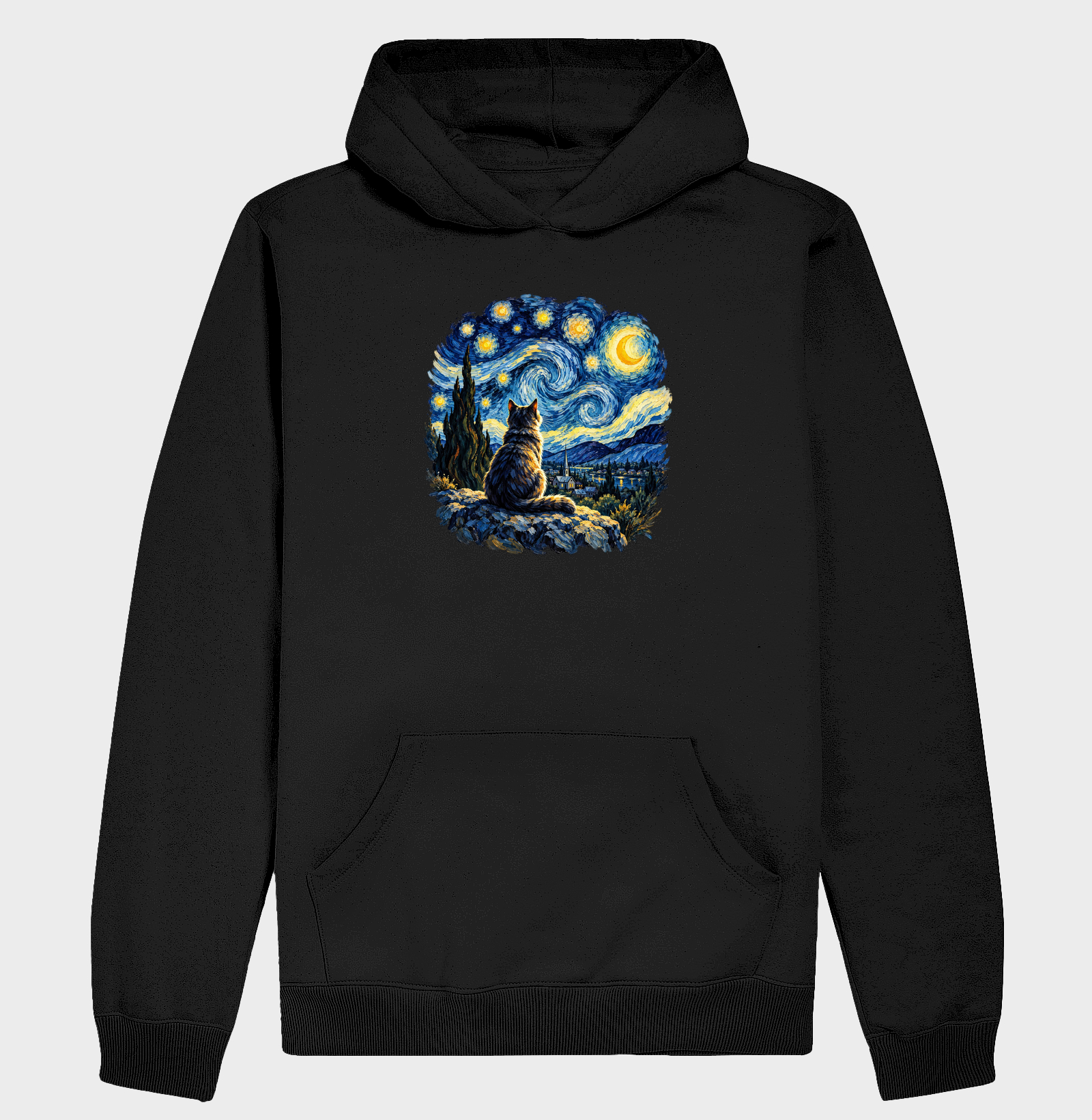 Gato Van Gogh - Hoodie Moletom