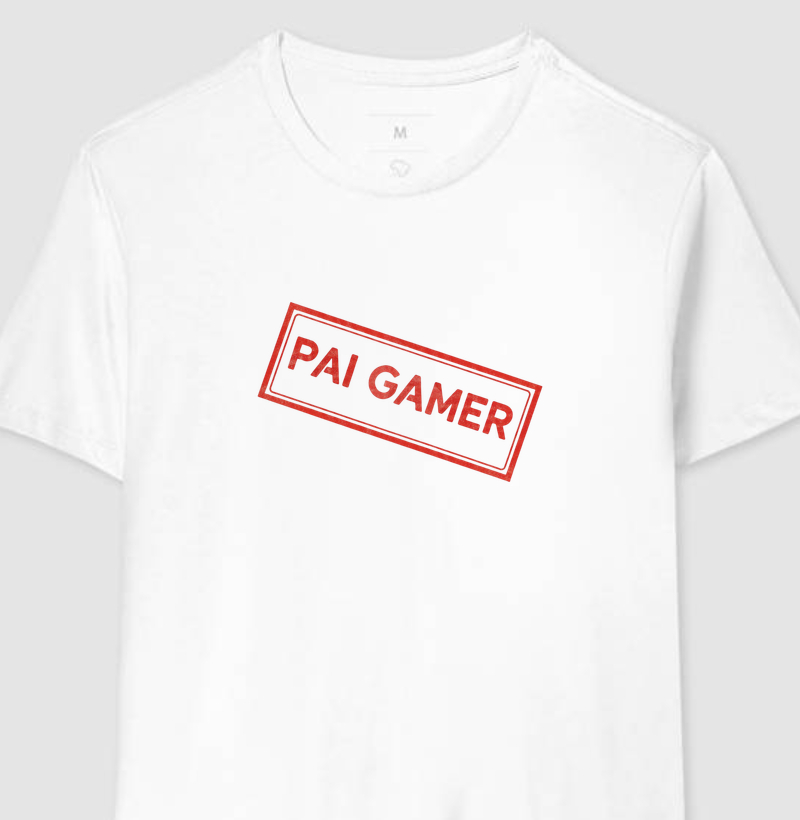 Pai gamer (Efeito de carimbo)