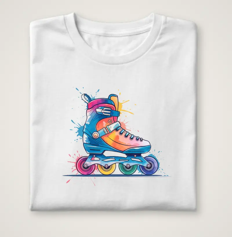 Patins em Aquarela - Inline