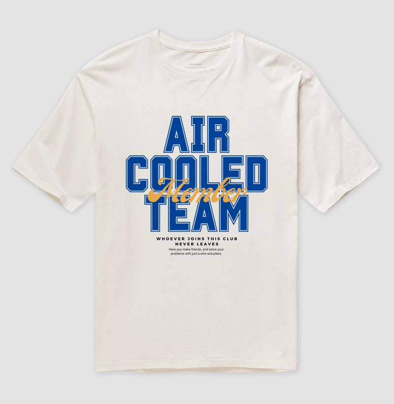 Camiseta AIRCOOLED TEAM - Oversized