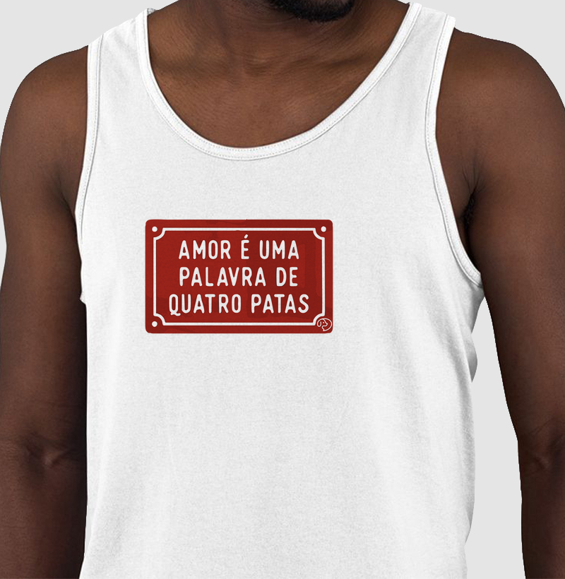 Placa Amor tem 4 Patas