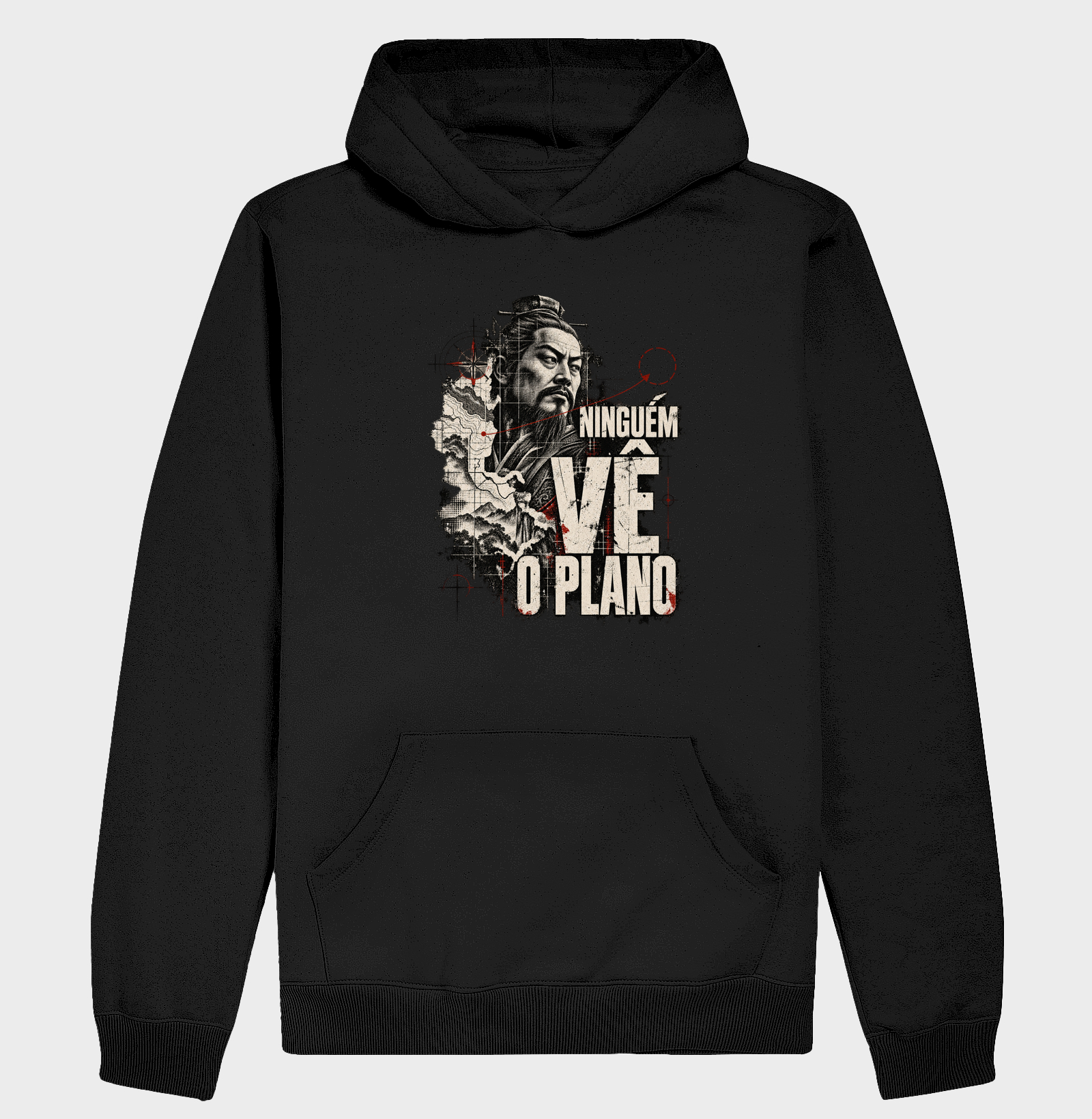 Sun Tzu - Ninguém Vê o Plano - Hoodie Moletom