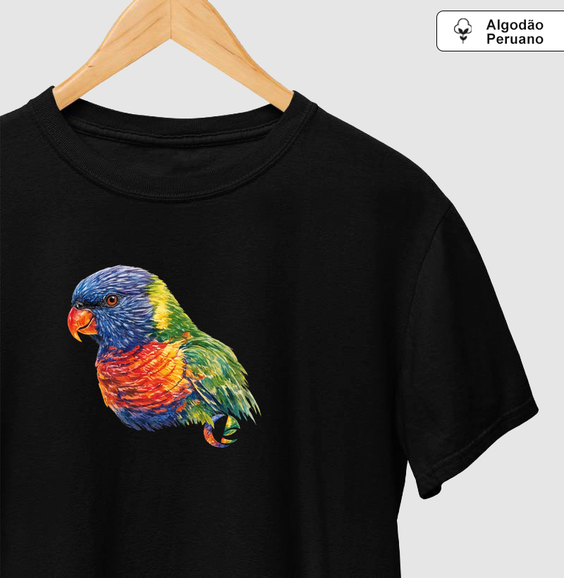 Camiseta Algodão Peruano - Loris Arte 